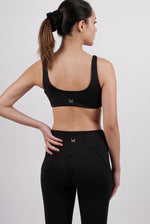 Load image into Gallery viewer, Bare Essentials Sports Bra - Dusky Black
