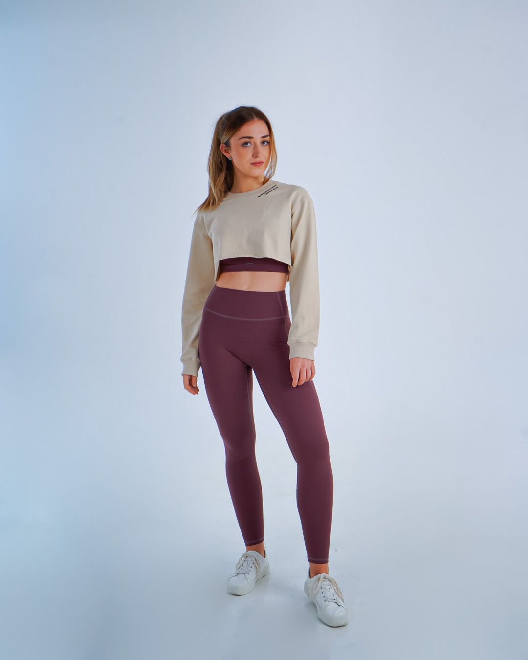Feel Casual Quoted Sweatshirts - Latte