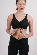 Load image into Gallery viewer, Bare Essentials Sports Bra - Dusky Black
